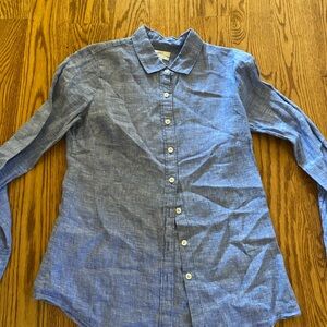 J.Crew Blue Button-Up Shirt